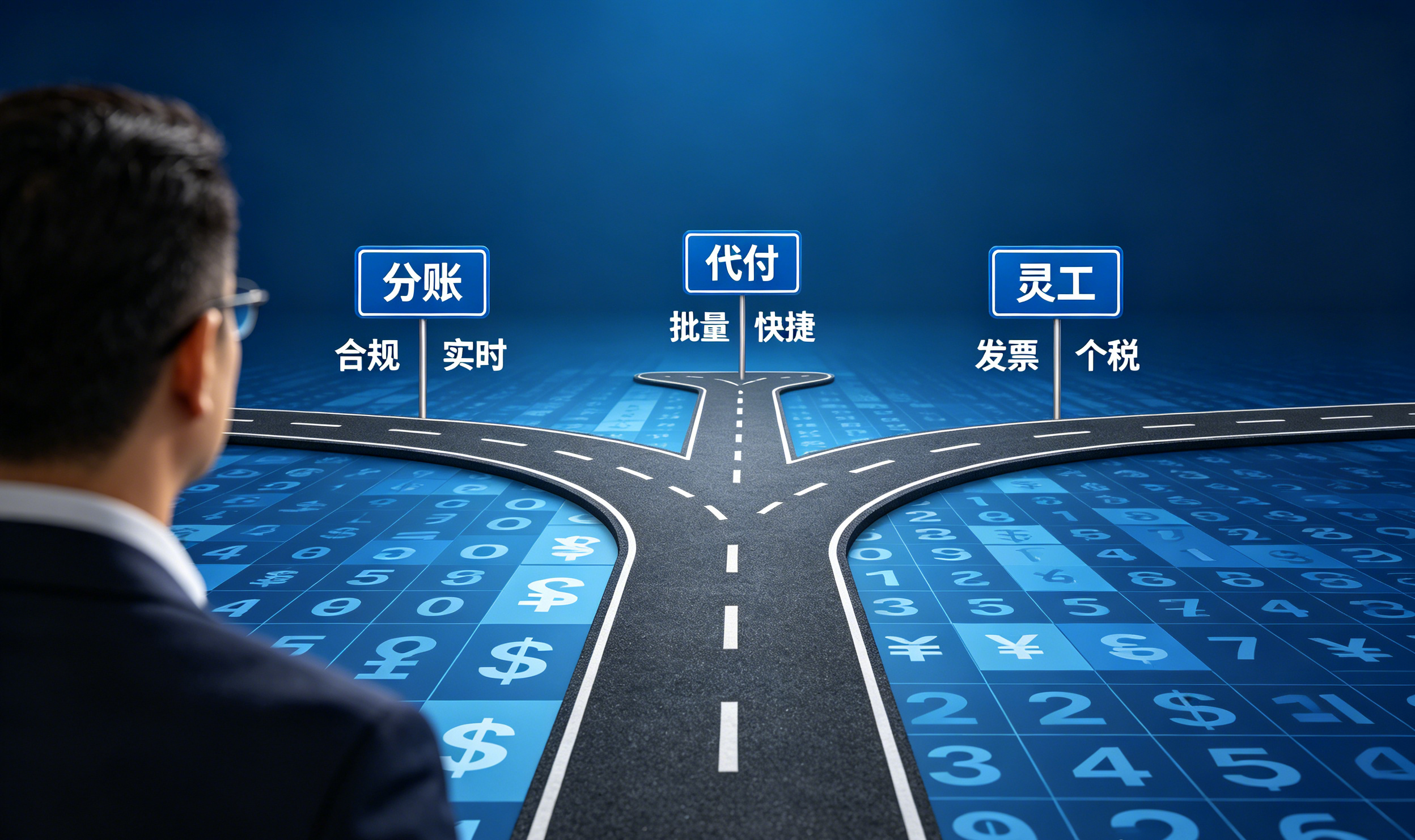支付出款三条路：分账、代付、灵工