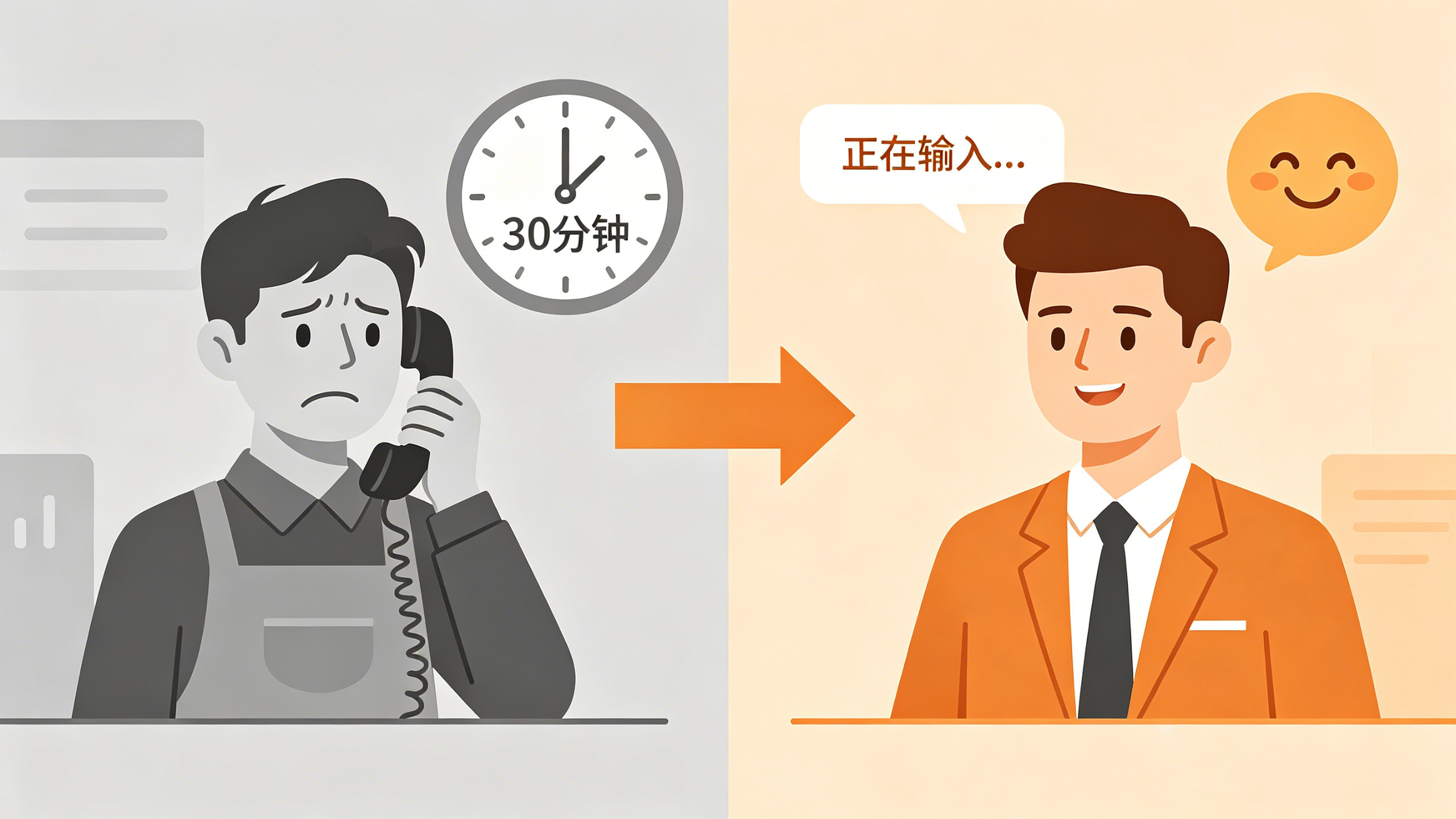 服务商响应速度对比