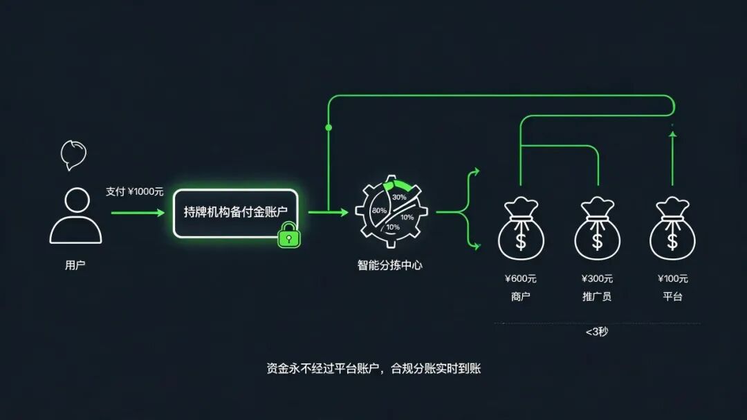 分账资金流向图